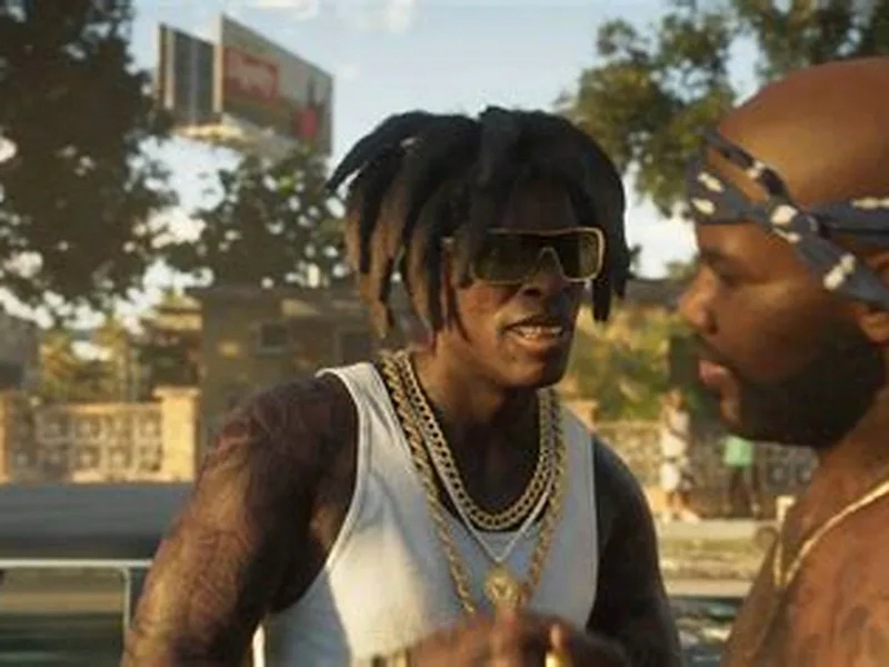 GTA 6 news trailer screenshot with Vice City skyline