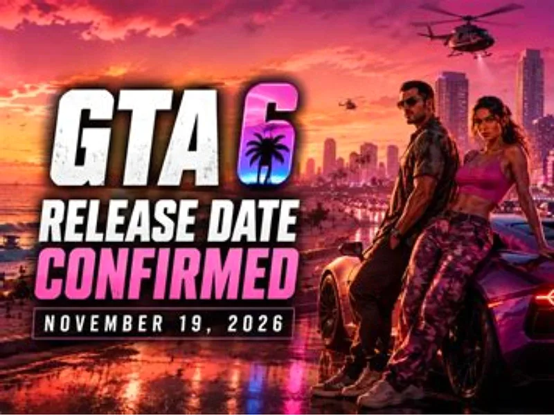 GTA 6 release date announcement with Jason and Lucia